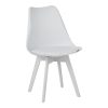 271 000037 9 Chair Gaston I pakoworld PP-PU in green color 48.5x53.5x81.5cmIndoor furniture > Chairs