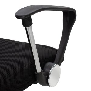 274 000005 4 15 Manager office chair Joel I pakoworld fabric mesh black 60x60x109-118cmOffice furniture > Manager office chairs