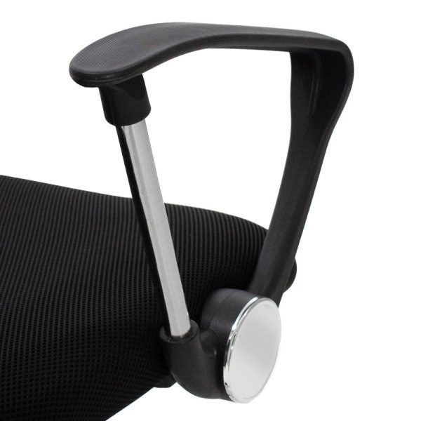 274 000006 4 6 Manager office chair Joel I pakoworld fabric mesh black-red 60x60x109-118cmOffice furniture > Manager office chairs