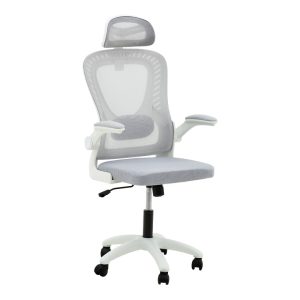 275 000004 16 Office chair manager Delilah pakoworld mesh light greyOffice furniture > Labor office chairs