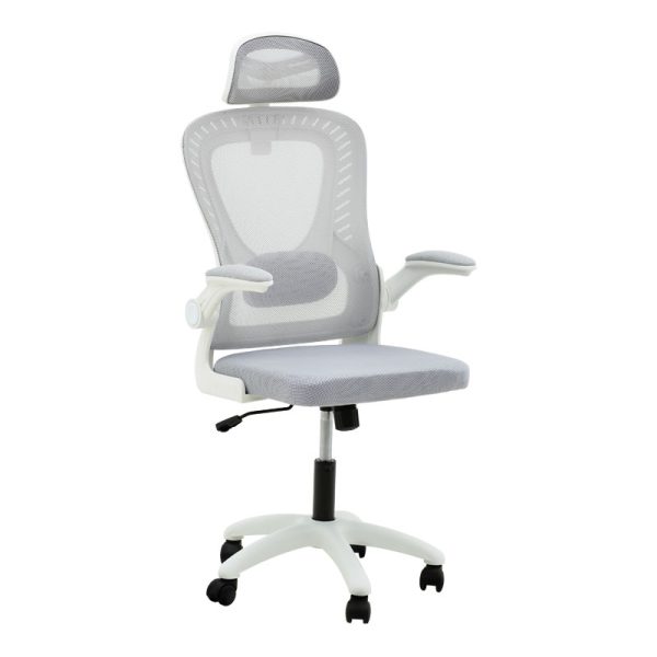 275 000004 16 Office chair manager Delilah pakoworld mesh light greyOffice furniture > Labor office chairs