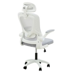 275 000004 2 13 Office chair manager Delilah pakoworld mesh light greyOffice furniture > Labor office chairs