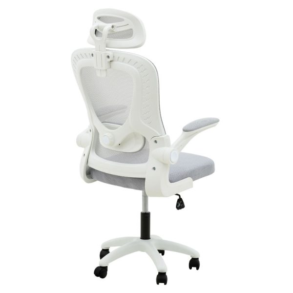 275 000004 2 13 Office chair manager Delilah pakoworld mesh light greyOffice furniture > Labor office chairs