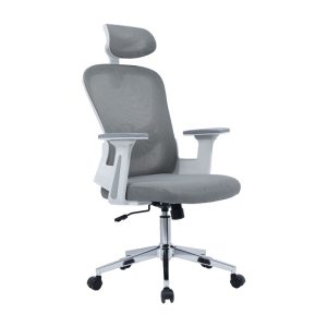 275 000005 12 Office chair manager Ignatius pakoworld mesh light greyOffice furniture > Manager office chairs