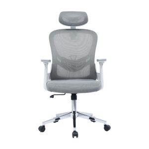 275 000005 4 9 Office chair manager Ignatius pakoworld mesh light greyOffice furniture > Manager office chairs