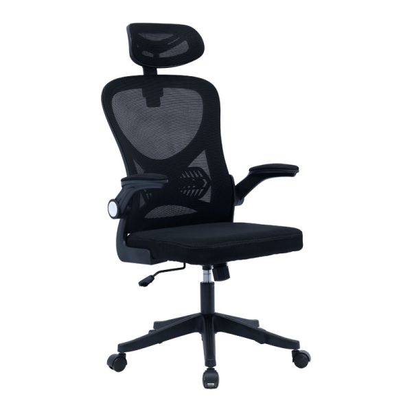 275 000007 16 Office chair manager Anthony pakoworld mesh blackOffice furniture > Manager office chairs