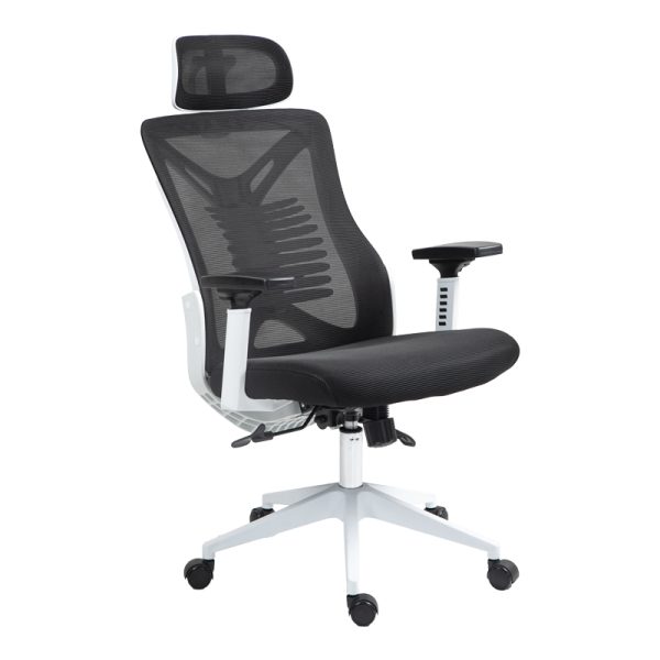 275 000016 4 5 Office chair manager Andrew pakoworld mesh black color 65x61x125cmOffice furniture > Manager office chairs