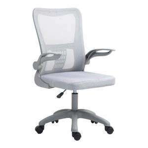 275 000017 15 Work chair manager Annalise pakoworld mesh grey 57χ53χ100cmOffice furniture > Labor office chairs