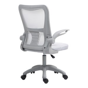 275 000017 2 12 Work chair manager Annalise pakoworld mesh grey 57χ53χ100cmOffice furniture > Labor office chairs