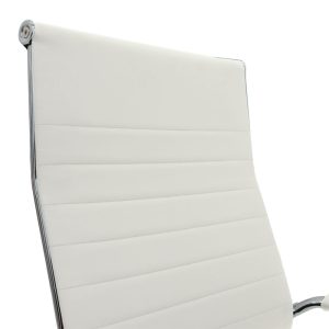 277 000002 4 9 Manager office chair Valter pakoworld white pu 55.5x58x108cmOffice furniture > Manager office chairs