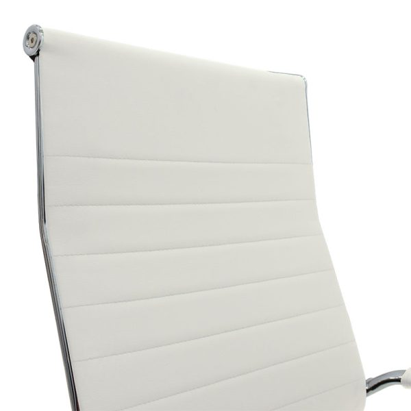 277 000002 4 9 Manager office chair Valter pakoworld white pu 55.5x58x108cmOffice furniture > Manager office chairs