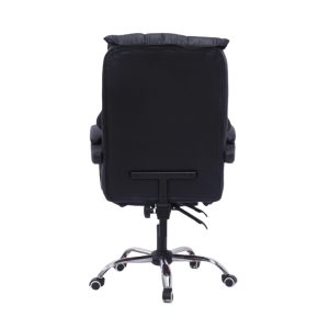 277 000012 4 7 Director's office chair with footrest Dietina pakoworld pu in black color 60x50x105-115cmOffice furniture > Labor office chairs