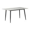278 000002 5 Dining table Balou I pakoworld MDF marble black D120x75cmIndoor furniture > Dining Tables