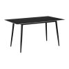 278 000009 9 Nighstand Naida pakoworld black marble melamine 45x30x59cmIndoor furniture > Bedside tables