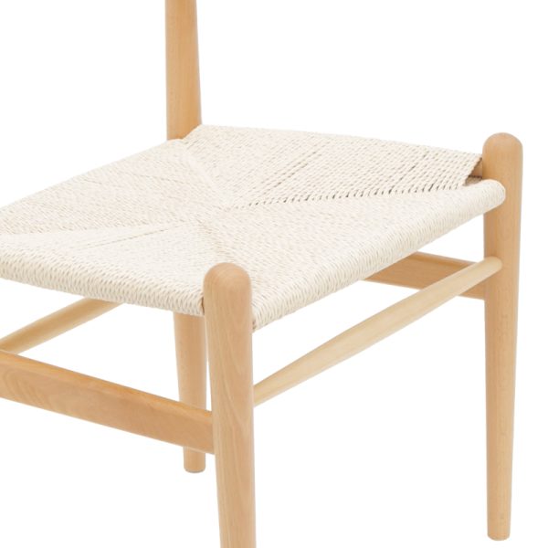281 000001 3 2 Conan chair pakoworld natural beech wood-seat natural rope 52x46x78cmBOHO CHIC > Chairs and Armchairs