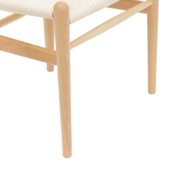 281 000001 4 2 Conan chair pakoworld natural beech wood-seat natural rope 52x46x78cmBOHO CHIC > Chairs and Armchairs