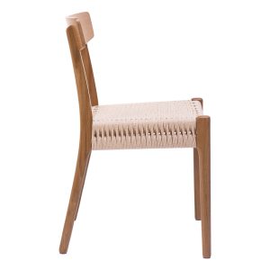 281 000003 2 5 Safal chair pakoworld oak oak wood-seat ecru rope 51x50x78cmBOHO CHIC > Chairs and Armchairs