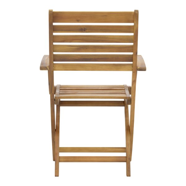 282 000010 4 3 Gorpo pakoworld folding armchair natural acacia wood 57x59x93cmOutdoor furniture > Garden armchairs