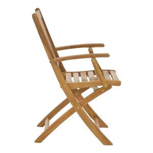 282 000014 2 4 Mobie pakoworld folding armchair natural acacia wood 56x61x89cmOutdoor furniture > Garden armchairs