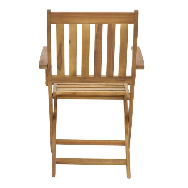 282 000014 4 4 Mobie pakoworld folding armchair natural acacia wood 56x61x89cmOutdoor furniture > Garden armchairs