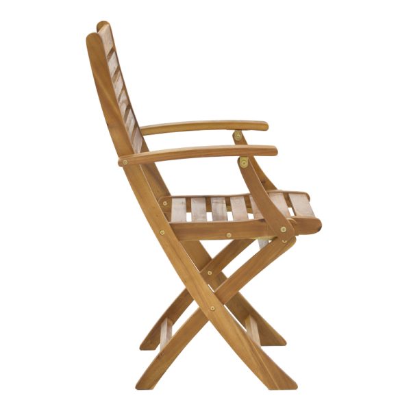 282 000015 2 2 Recofly pakoworld folding armchair natural acacia wood 52x53x85cmOutdoor furniture > Garden armchairs