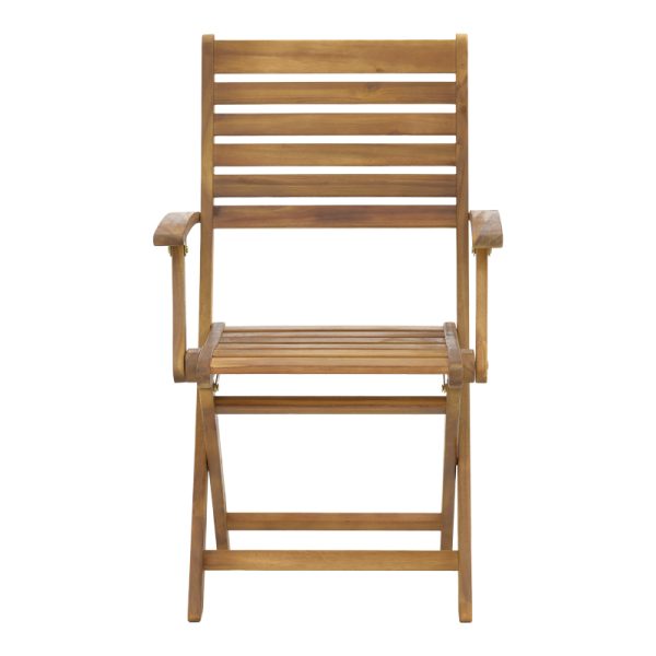 282 000015 3 2 Recofly pakoworld folding armchair natural acacia wood 52x53x85cmOutdoor furniture > Garden armchairs