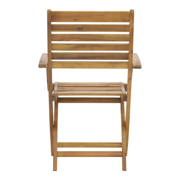 282 000015 4 2 Recofly pakoworld folding armchair natural acacia wood 52x53x85cmOutdoor furniture > Garden armchairs