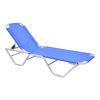 283 000004 7 Dessie deckchair pakoworld aluminum stackable textilene off-white 56x188x30cmOutdoor furniture > Sunbeds