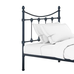 285 000016 2 4 Bed Beowulf pakoworld black metal 90x190cmIndoor furniture > Beds