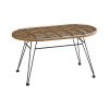 286 000009 7 Aluminum armchair Savor pakoworld stackable anthracite frame-textilene natural rattan 55x58x83cmOutdoor furniture > Garden armchairs