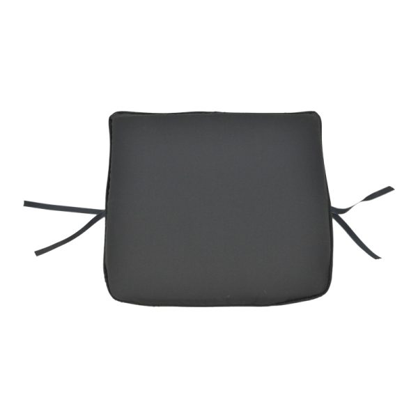 286 000013 11 Chair cushion Pildo pakoworld black fabric 45x40x3cmIndoor furniture > Chairs