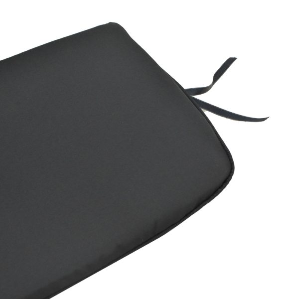 286 000013 2 9 Chair cushion Pildo pakoworld black fabric 45x40x3cmIndoor furniture > Chairs