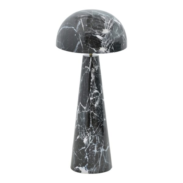 287 000011 4 Floor lamp Flozer Inart Ε27 marble black metal D36.5x79cmSPRING OFFERS