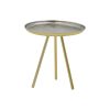 287 000015 3 Side table Jacksie Inart gold metal D51x54cmSPRING OFFERS