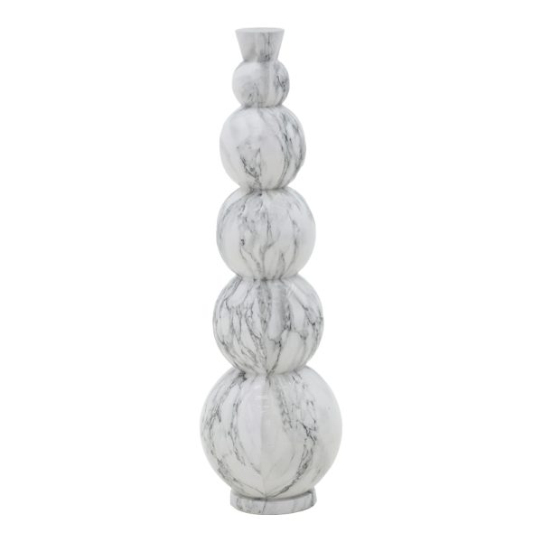 287 000016 4 Vase Lopel Inart black-gold metal D26x87cmSPRING OFFERS