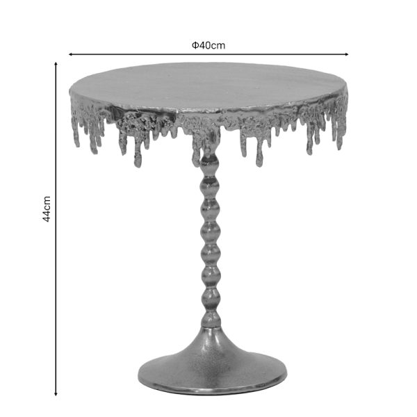 287 000019 4 2 Side table Fropio Inart gold metal D40x44cmSPRING OFFERS
