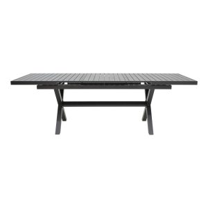 289 000021 3 4 Expanding table Dagyn pakoworld dark grey aluminum 180-240x90x76cmOutdoor furniture > Garden dining sets