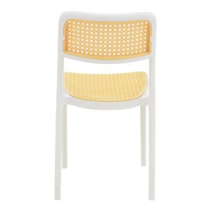 292 000001 4 2 Chair Westley pakoworld pp natural-white 55x47x81cmOutdoor furniture > Garden chair