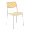 292 000001 5 Dining table Icon-Halcyon pakoworld set of 3 pieces PP in white shadeOutdoor furniture > Garden food table