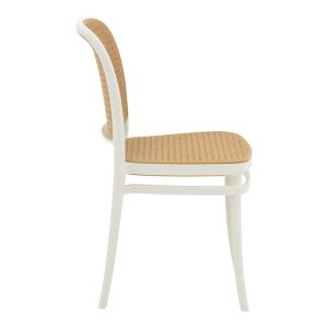 292 000005 2 5 Chair Nereus pakoworld pp natural-white 45x43x84cmSPRING OFFERS