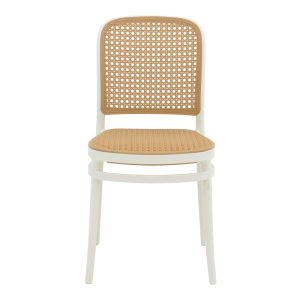 292 000005 3 5 Chair Nereus pakoworld pp natural-white 45x43x84cmSPRING OFFERS