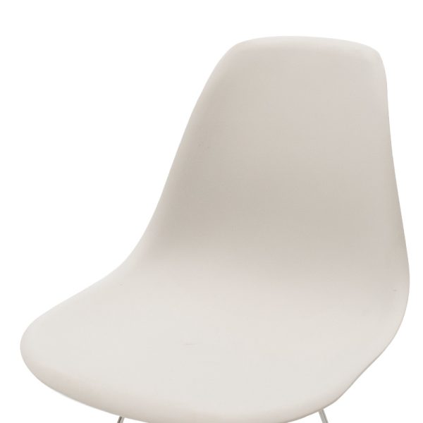 292 000013 4 4 Chair Adelle pakoworld PP white-inox leg 46x55x81cmIndoor furniture > Chairs