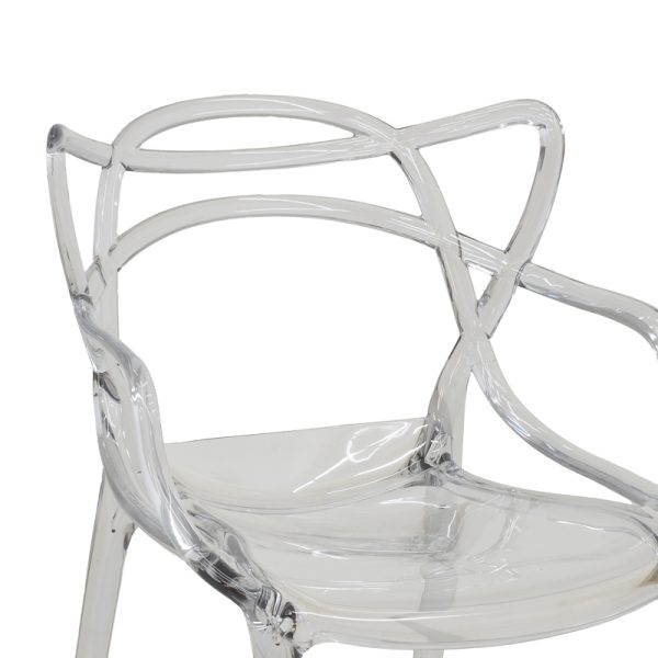 292 000016 3 9 Chair Ramsei pakoworld PC clear 55x53x84cmIndoor furniture > Chairs