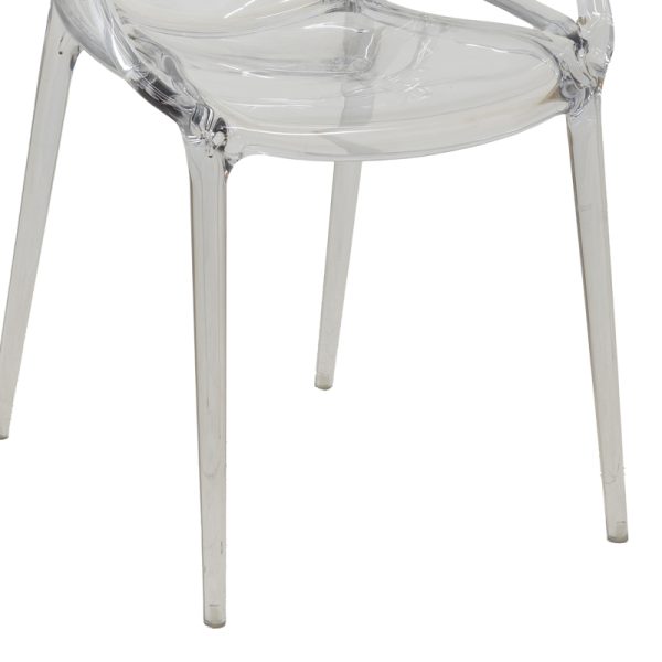 292 000016 4 9 Chair Ramsei pakoworld PC clear 55x53x84cmIndoor furniture > Chairs