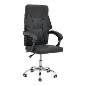 292 000054 12 Manager office chair Glorin pakoworld black pu 60x68x128cmOffice furniture > Manager office chairs