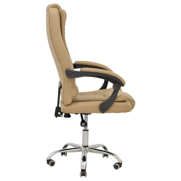 292 000057 2 8 Manager office chair Toronsi pakoworld beige pu 60x68x128cmOffice furniture > Manager office chairs