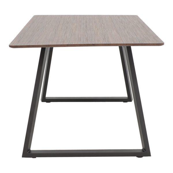 292 000070 2 4 Table Winor pakoworld walnut mdf-black metal legs 160x90x75cmHOT DEALS