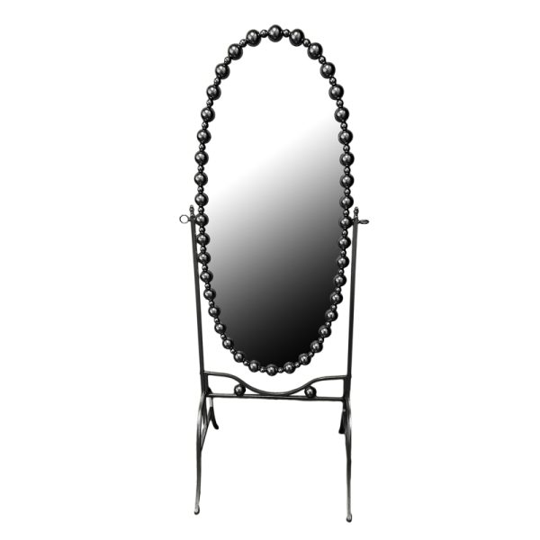 295 000010 2 Mirror Present Inart black metallic 63.5x50x171cmSPRING OFFERS