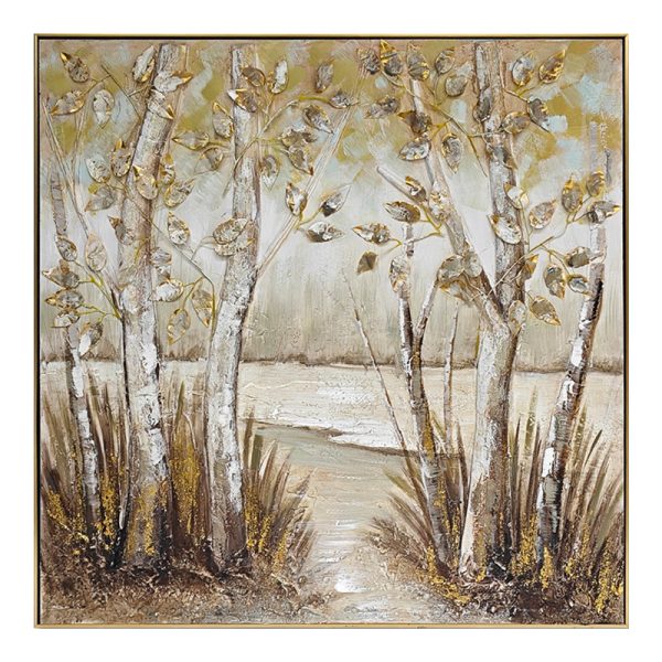 296 000039 7 Leambre I Inart canvas painting 102x4.5x102cmDecoration > Paintings