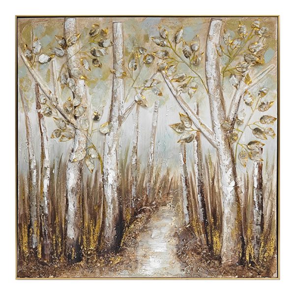 296 000040 9 Leambre II Inart canvas painting 102x4.5x102cmDecoration > Paintings